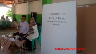 Pasangan Suami Istri Bertarung di Pilkades Sidowaluyo Lampung Selatan