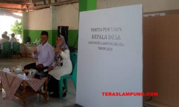 Pasangan Suami Istri Bertarung di Pilkades Sidowaluyo Lampung Selatan