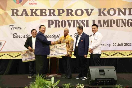 Gubernur Arinal Buka Rakerprov KONI Lampung