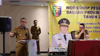 Sekdaprov Lampung Buka Workshop Pegiat Literasi Daerah