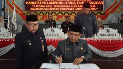 Rancangan Perubahan KUA-PPAS Lampung Utara 2023 Surplus Rp6 M