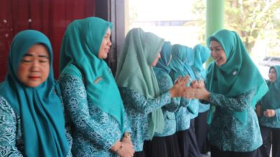 Wakil Ketua PKK Lampura Hadiri Silaturahmi dengan Para Srikandi di Bunga Mayang