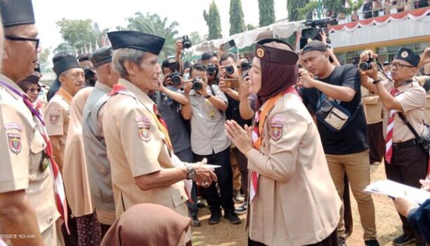 Hari Pramuka ke-62, Kwarda Lampung Gelar Apel Besar Tingkat Daerah Lampung di Lampung Utara