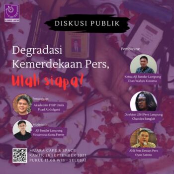 AJI Bandarlampung Respons Turunnya Angka IKP Lampung 2023