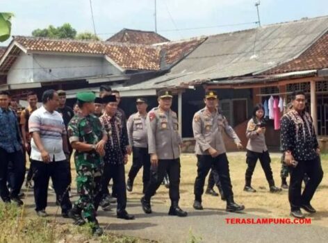 Tinjau Kampung Bebas dari Narkoba di Lampung Utara, Ini Harapan Kapolda Lampung