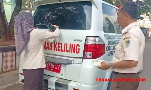 Ribuan Kendaraan Dinas Pemkab Lampung Utara Menunggak Pajak