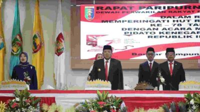 Gubernur Arinal Ikuti Rapat Paripurna Istimewa HUT ke-78 RI