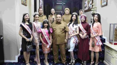 Gubernur Arinal Terima Audiensi Puteri Anak dan Puteri Remaja Lampung