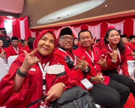 Ketua DPRD dan Walikota Bandarlampung Kompak di Acara Rakernas PDIP