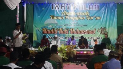 Warga Tanjunggading Bandarlampung Gelar Peringatan Maulid Nabi