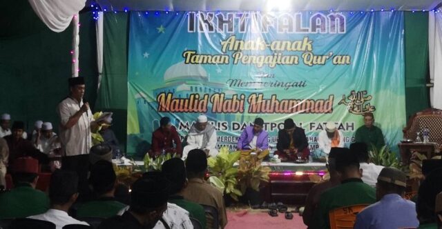 Warga Tanjunggading Bandarlampung Gelar Peringatan Maulid Nabi