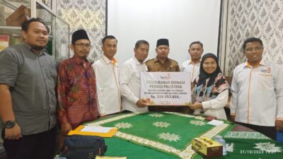 Lazismu Lampung Tengah Himpun Rp328 Juta untuk Palestina