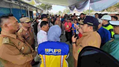 Arinal Djunaidi Cek Progres Perbaikan Jalan Kota Gajah – Simpang Randu – Seputih Surabaya