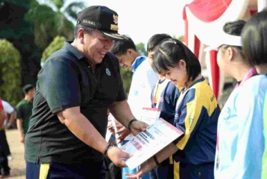 Haornas, Gubernur Lampung Ikuti Senam Lampung Berjaya