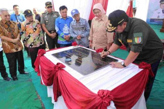 Gubernur Arinal Tandatangani Prasasti Hibah Tanah 150 Ha untuk Pengembangan Kampus II Unila