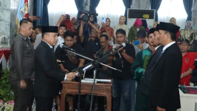 PAW, DPRD Lampura Diisi Dua Wajah Baru
