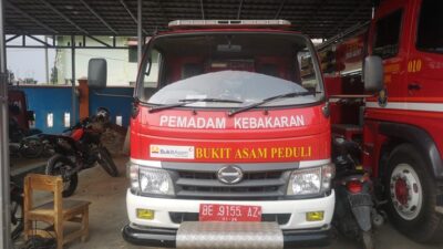 Damkar Bandarlampung Ajukan Bantuan Satu Unit Mobil Pemadam kepada PT BA