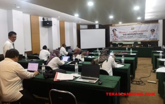 Sebanyak 30 Pejabat Pemkot Bandarlampung Ikuti Uji Kompetensi
