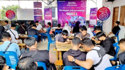 Tri Buktikan Keunggulan Jaringan Dengan Menggelar Turnamen Esport di 41 Kabupaten/Kota Sumatera