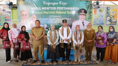 Dampingi Wamen Pertanian Kunker ke KPT Maju Sejahtera, Ini Harapan Gubernur Lampung dan Kadis Peternakan & Keswan