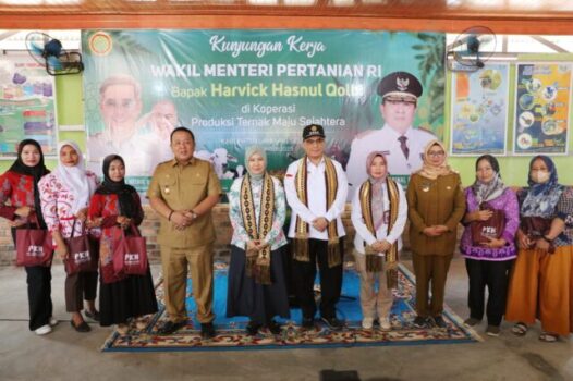 Dampingi Wamen Pertanian Kunker ke KPT Maju Sejahtera, Ini Harapan Gubernur Lampung dan Kadis Peternakan & Keswan