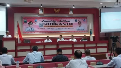 Dinas Perpustakaan dan Kearsipan Lampung Selatan Luncurkan Aplikasi SRIKANDI