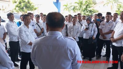 Tuntut Pembayaran Tunggakan ADD tidak Jelas, Puluhan Kepala Desa Sambangi kantor BPKA Lampura