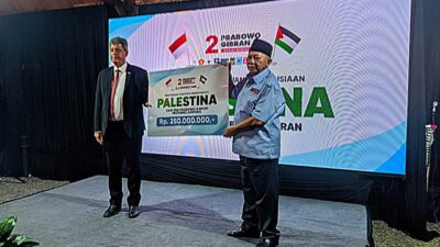 Duta Besar Palestina Bersilaturahmi ke Kantor TKD Prabowo – Gibran Lampung