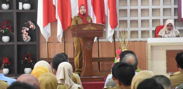 Penyusunan RPJP, Walikota Eva Dwiana Hadiri Acara Forum Konsultasi Publik