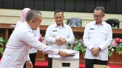 Pemprov Lampung Gelar Rakor Penyampaian Hasil Pengawasan Kearsipan Tahun 2023