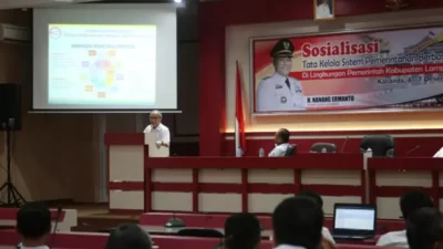 Dinas Kominfo Lampung Selatan Gelar Sosialisasi Tata Kelola SPBE