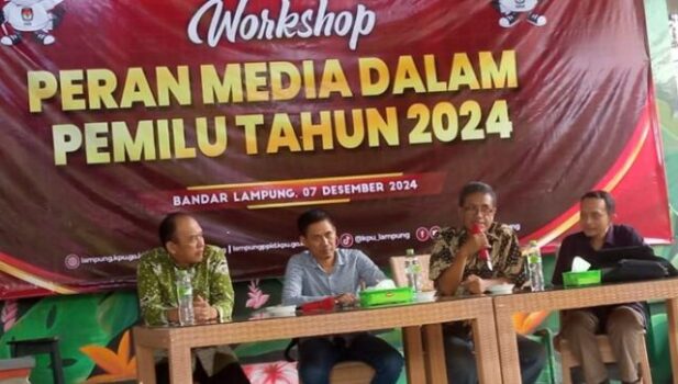 KPU Lampung Ajak Jurnalis Berpartisipasi dalam Tingkatkan Partisipasi Pemilih