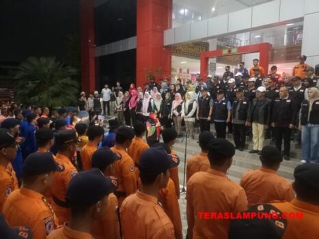 Walikota Bandarlampun Lepas Enam Tim Pemantau Malam Tahun Baru