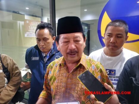 Ketua Nasdem Lampung Yakin Anis – Cak Imin Masuk Putaran Dua