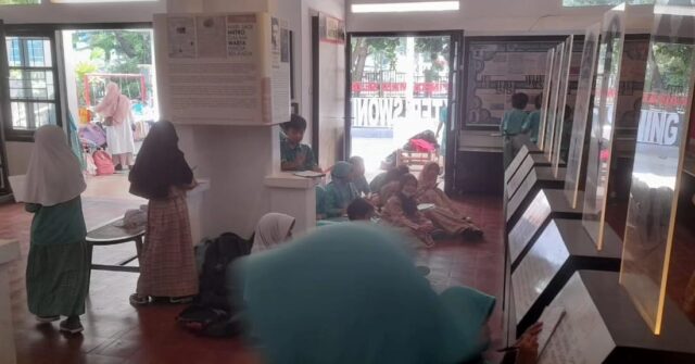 Implementasi Kurikulum Lokal, Para Siswa SDN 5 Metro Pusat Kunjungi Cagar Budaya