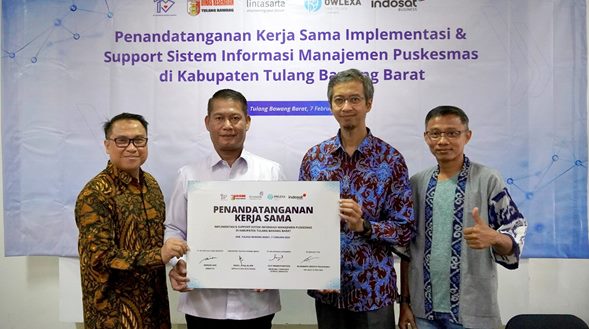 Indosat Ooredoo Hutchison dan Lintasarta Jalin Kerja Sama  dengan Pemkab Tulangbawang Barat dalam Implementasi Digitalisasi Faskes