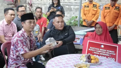 Warga Desa Sidoasih Terima Bantuan Bedah Rumah dari Bupati Lampung Selatan
