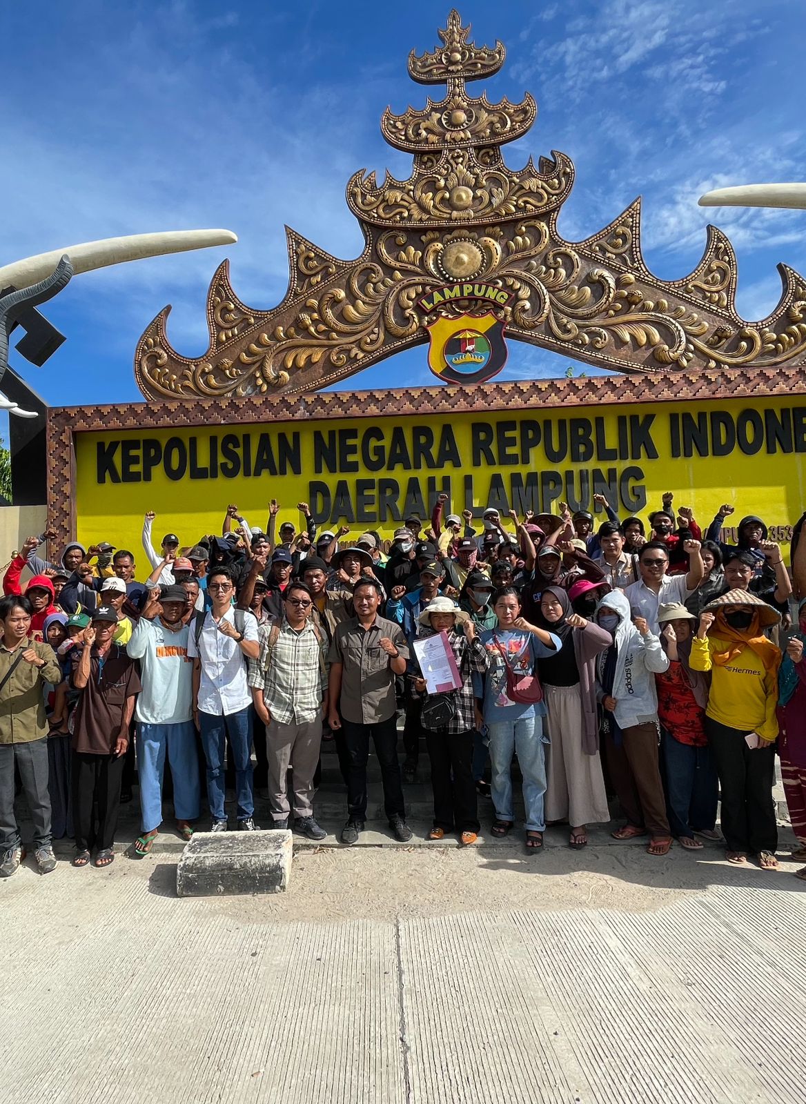 Gusur Tanaman Singkong, Pemprov Lampung Dilaporkan Petani Kota Baru ke Polda