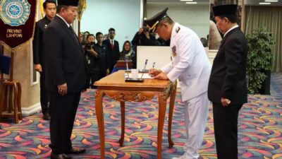 Pelantikan PJ Bupati Lampung Utara