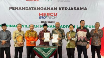 Tingkatkan Kesejahteraan Petani Karet, Muhammadiyah Lampung Teken Moau dengan Mercu Bio Tech