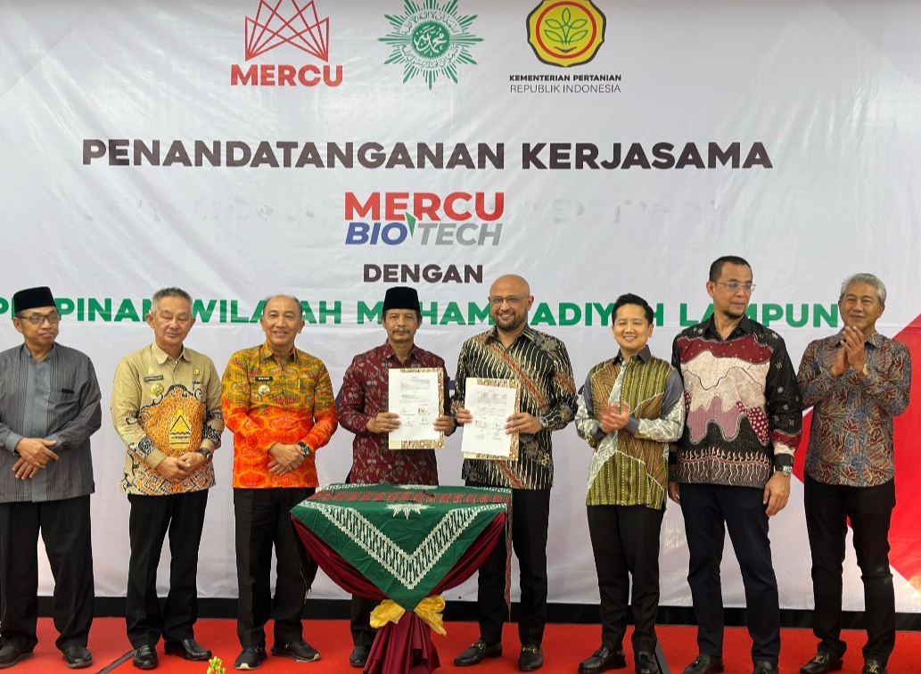 Tingkatkan Kesejahteraan Petani Karet, Muhammadiyah Lampung Teken Moau dengan Mercu Bio Tech