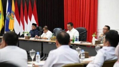 Anggota Komisi I DPRD Lampung Hadiri Rakor Persiapan Pemilu