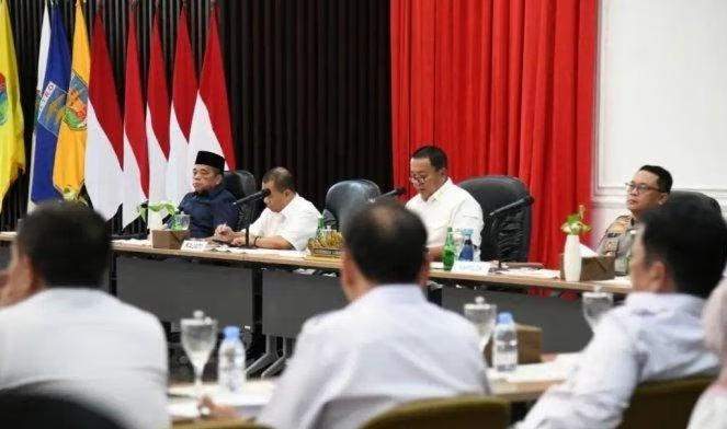 Anggota Komisi I DPRD Lampung Hadiri Rakor Persiapan Pemilu