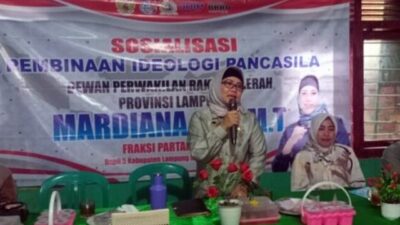 Mardiana Sosialisasikan Ideologi Pancasila di Lampung Utara