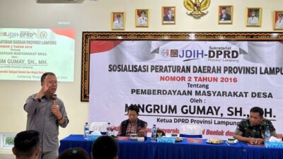 Mingrum Gumay Sosper di Kalirejo, Warga Minta Perbaikan Jalan