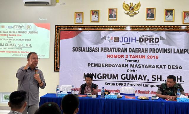 Mingrum Gumay Sosper di Kalirejo, Warga Minta Perbaikan Jalan
