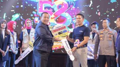 Nasabah KC Pringsewu Raih Hadiah Utama Undian Tabungan Lokal Bank Lampung 2024