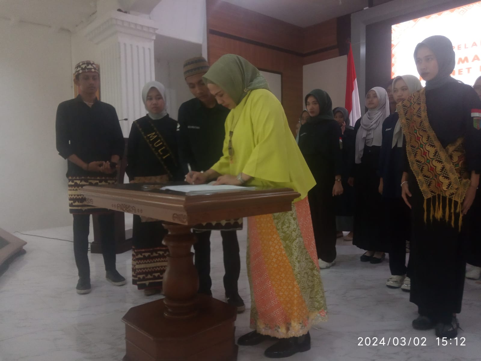 Kepala Badan Penghubung Provinsi Lampung Lantik Pengurus Kamapala Semarang Kabinet Kalpataru 2023 -2024