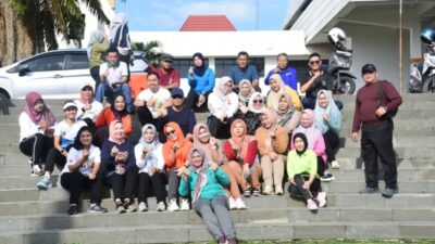 Sekwan Lampung dan Pegawai Setwan Ikuti Senam Bersama