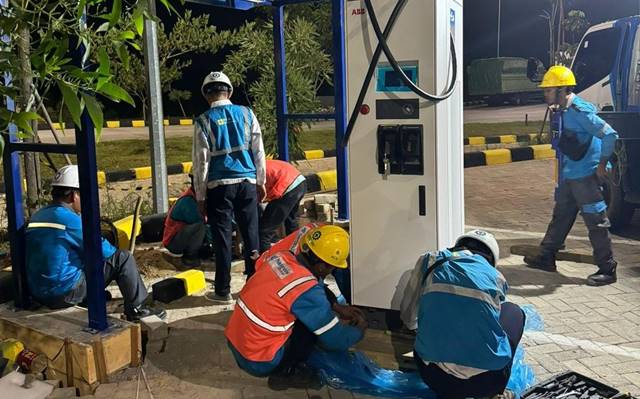 Mudik Lebaran 2024, PLN Lampung Tambah 13 SPKLU Baru di Ruas Jalan Tol